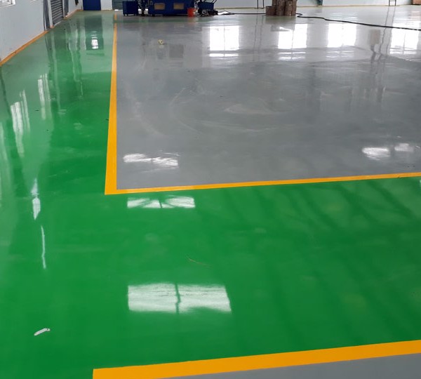Thi công sơn epoxy chống mài mòn Thi công sơn epoxy chống mài mòn
