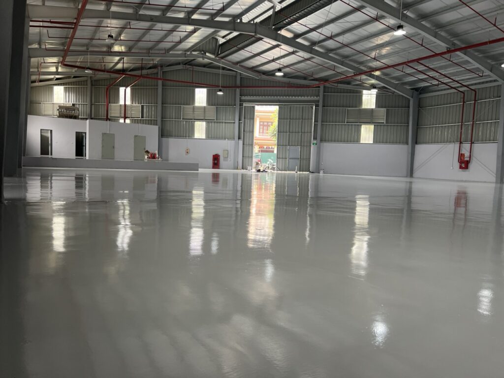 Sơn sàn Epoxy tại Hyundai Thái Nguyên